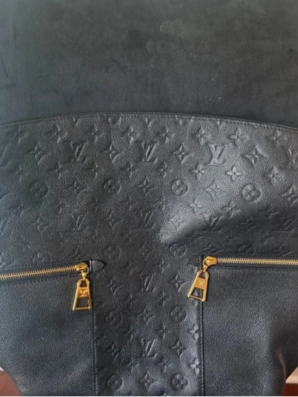 Louis Vuitton Melie Hobo M44014 Empreinte Noir Black Monogram